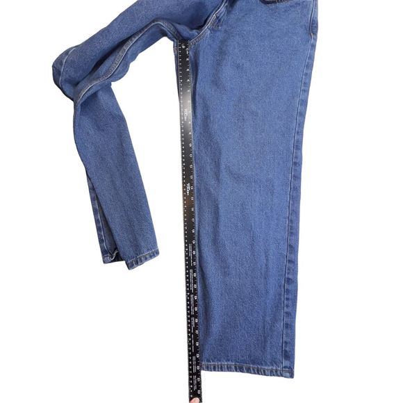 Blue Mountain Jeans Mens Size 36x32 Regular Straight Fit Denim Blue Pants READ - Picture 10 of 13